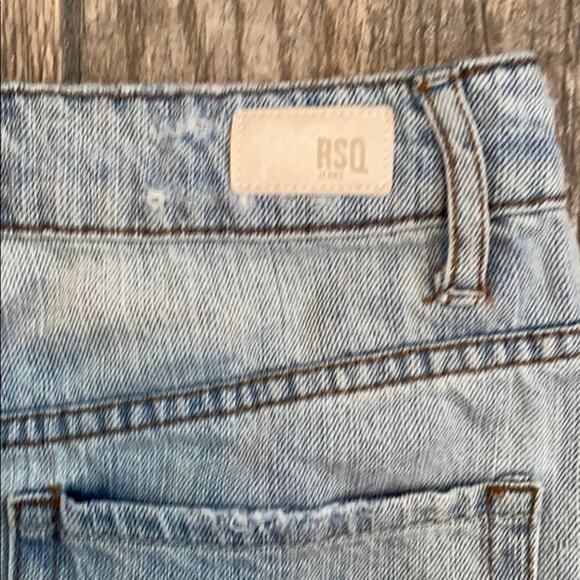 RSQ Light Washed Denim “Mom Short” Shorts - Picture 7 of 12